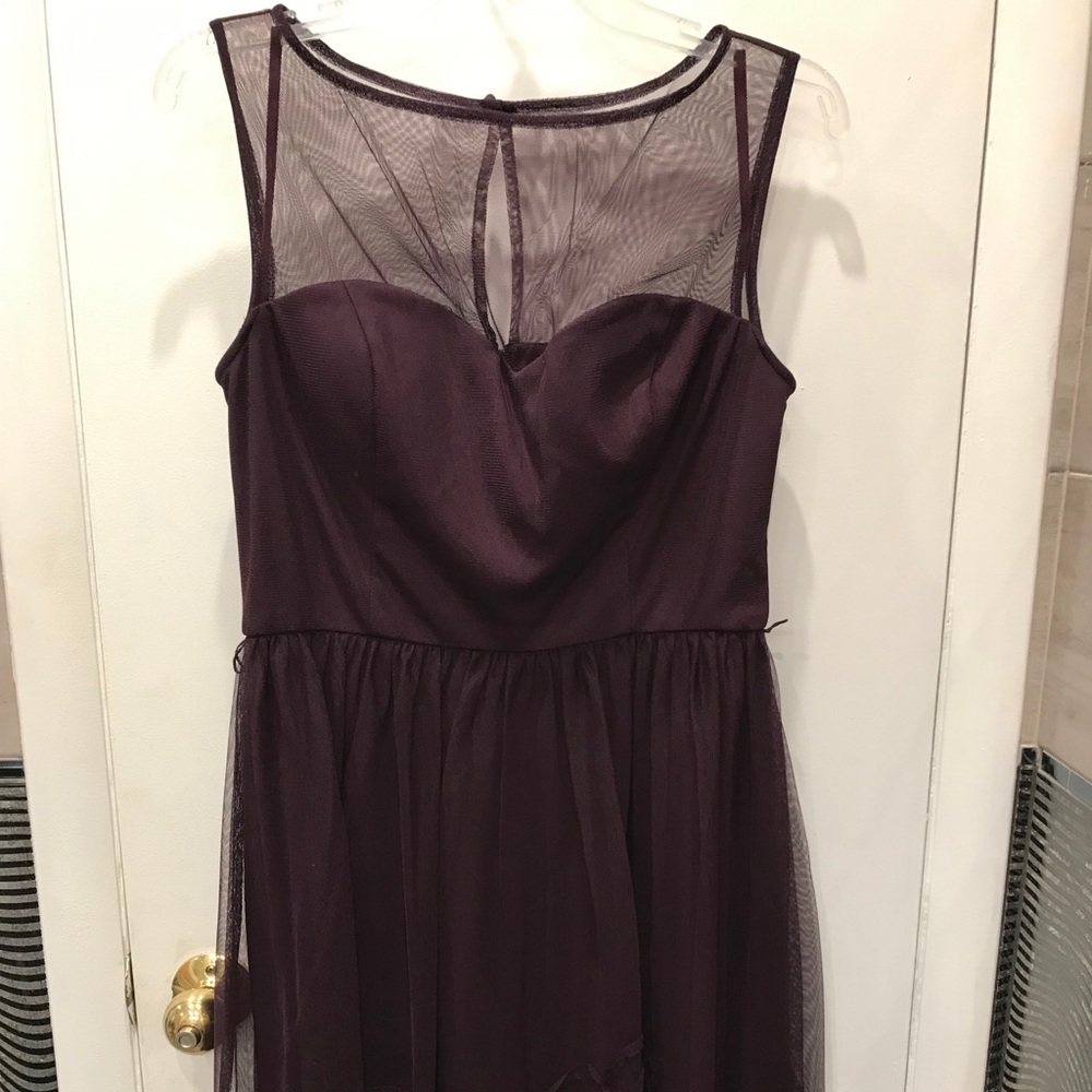 Bridesmaid Plum Dress